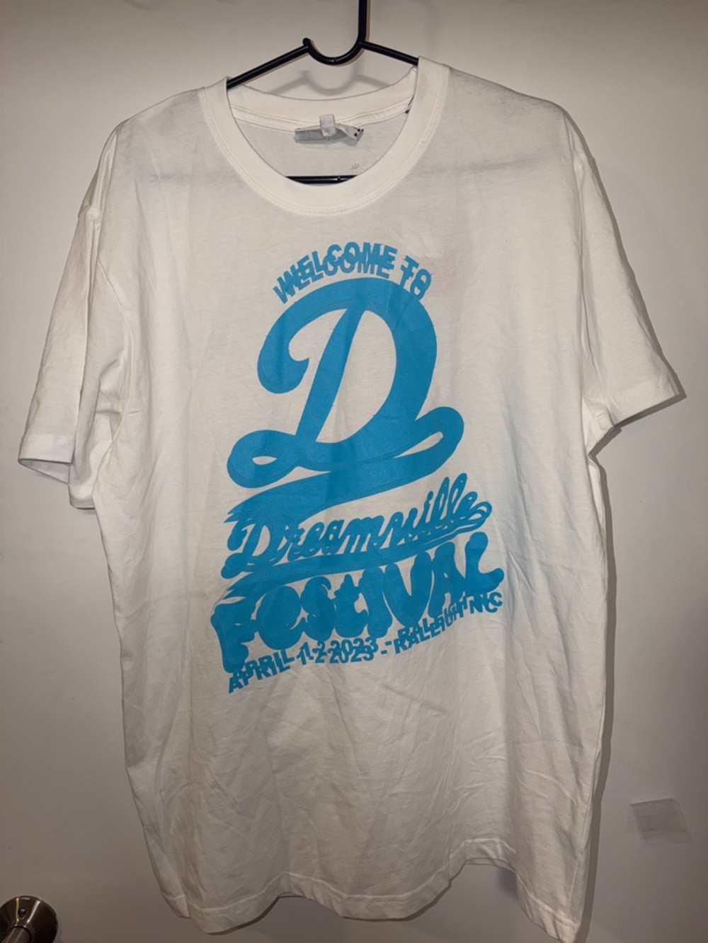 ☮️🎤☮️ J. Cole Dreamville Festival Graphic White Tee - Size XL